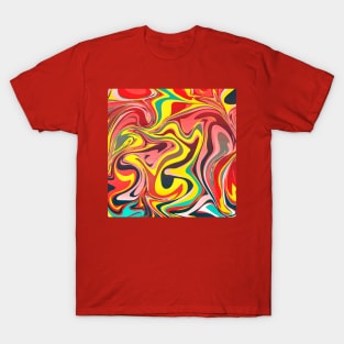 Marbling Texture Design T-Shirt